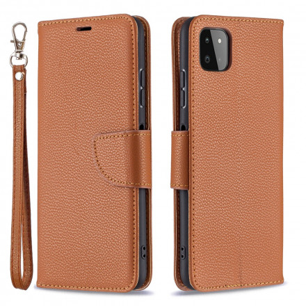 Samsung Galaxy A22 5G Hoesje Lychee Schuine Flap