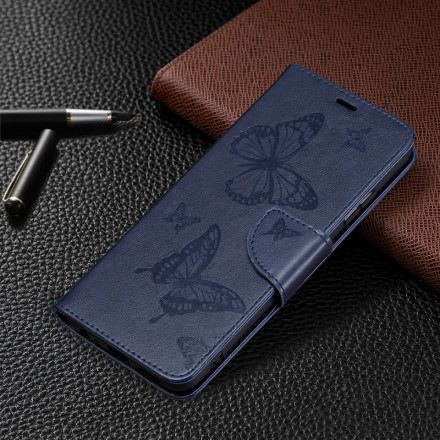 Samsung Galaxy A22 5G Hoesje Vlinders in de Vlucht met Koord