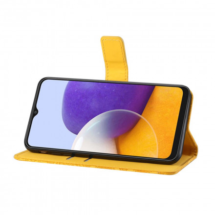 Samsung Galaxy A22 5G hoesje tapijt patroon