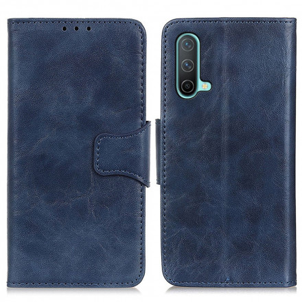 OnePlus North CE 5G Case Split Leer Omkeerbare Sluiting