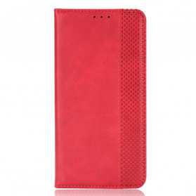 Flip Cover Vivo V21 5G Leer Effect Vintage Stijlvol