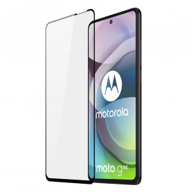 Moto G 5G Zwart Contour getemperd glas scherm beschermer