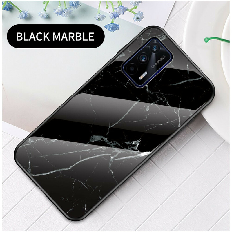 Cover Realme GT 5G Premium kleuren gehard glas