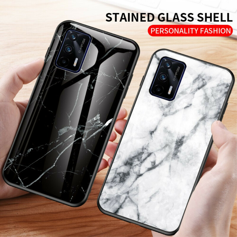 Cover Realme GT 5G Premium kleuren gehard glas