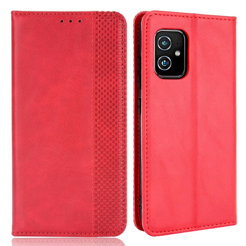 Azus Zenfone 8 Lederen Effect Flip Cover