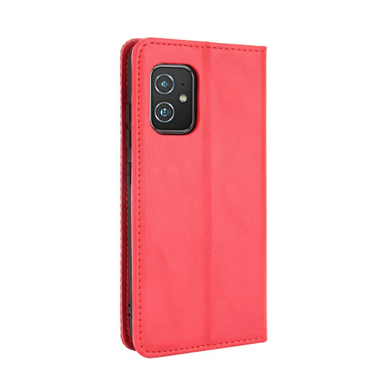 Azus Zenfone 8 Lederen Effect Flip Cover