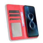 Azus Zenfone 8 Lederen Effect Flip Cover