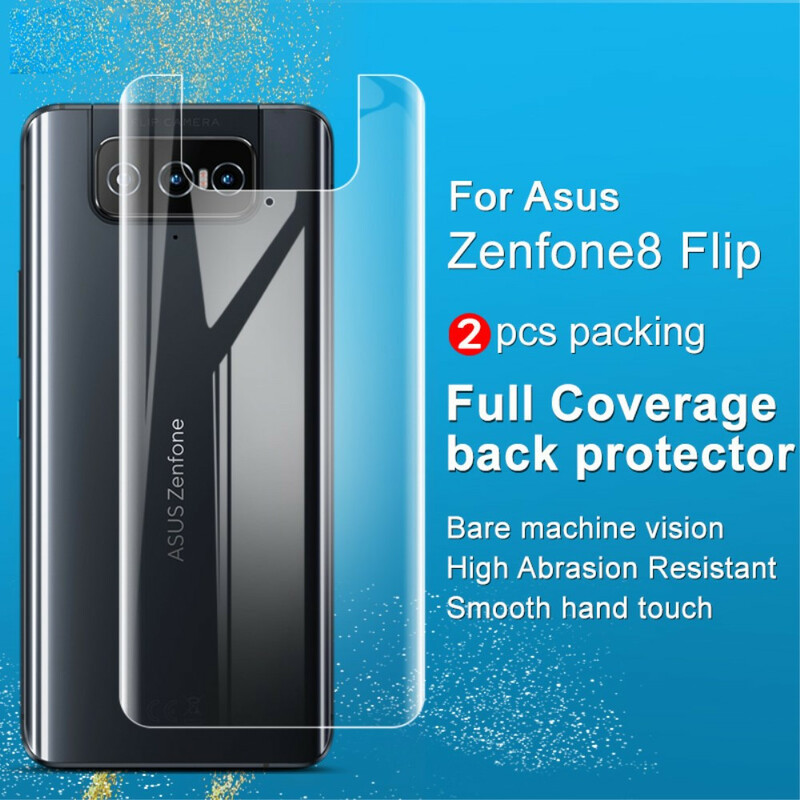 IMAK Hydrogel bescherming voor de achterkant van de Azus Zenfone 8 Flip