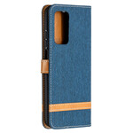 Xiaomi Mi 10T / 10T Pro stof en lederen effect riem case