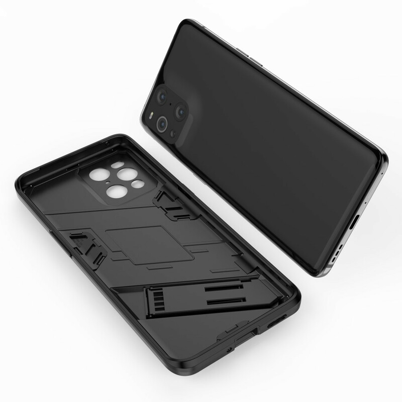 Oppo Find X3 / X3 Pro Hoesje Afneembare Hands Free Stand met twee standen Oppo Find X3 / X3 Pro Hoesje Afneembare Hands Free Stand met twee standen