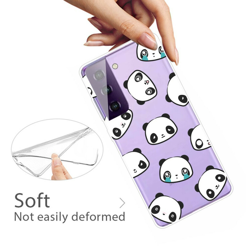 Samsung Galaxy S21 FE Sentimental Panda's Hoesje