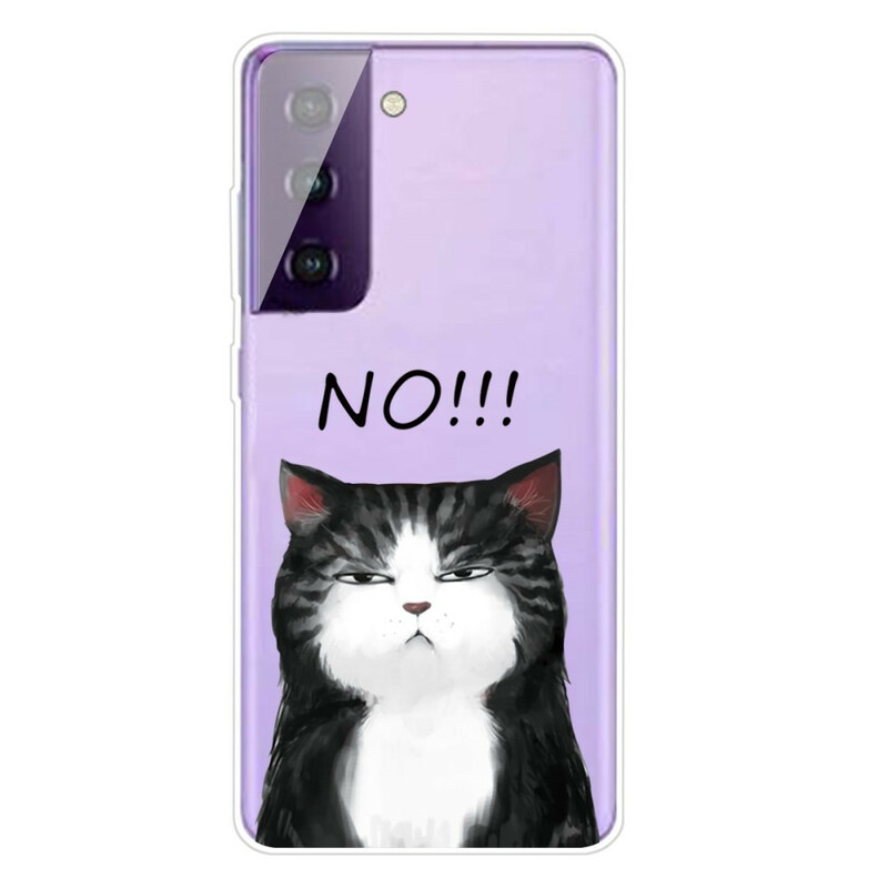 Samsung Galaxy S21 FE Case De Kat Die Nee Zegt