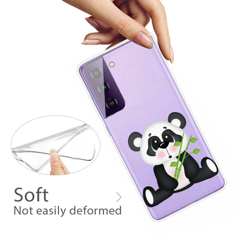 Samsung Galaxy S21 FE Sad Panda Hoesje
