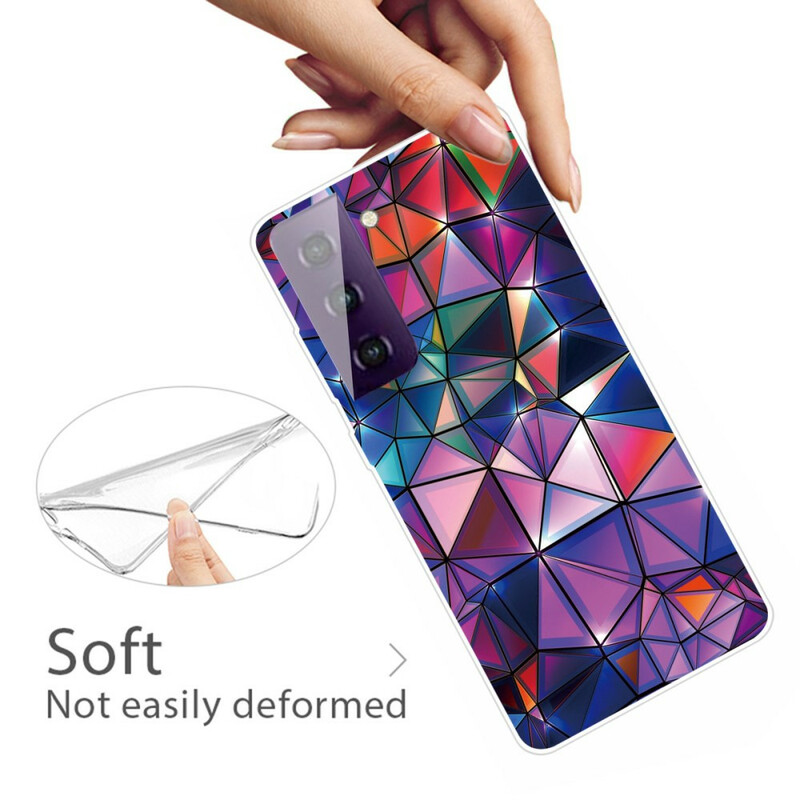 Samsung Galaxy S21 FE Flexibele Geometrie Hoesje