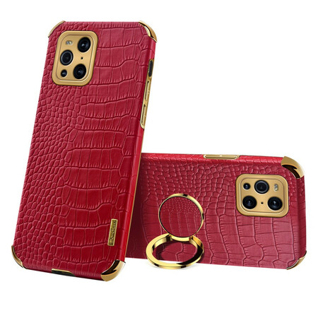 Oppo Find X3 / X3 Pro X-CASE Krokodillenhuid Effect