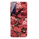 Samsung Galaxy S21 FE Hoesje Intense Bloemen