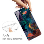Samsung Galaxy S21 FE Hoesje Gekleurde Wolken