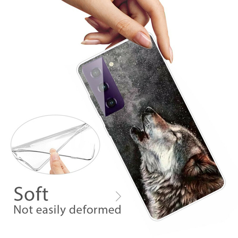 Samsung Galaxy S21 FE sublieme wolf behuizing