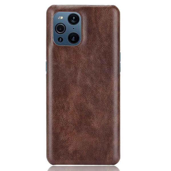 Oppo Find X3 / X3 Pro Lederen Hoesje Lychee Effect