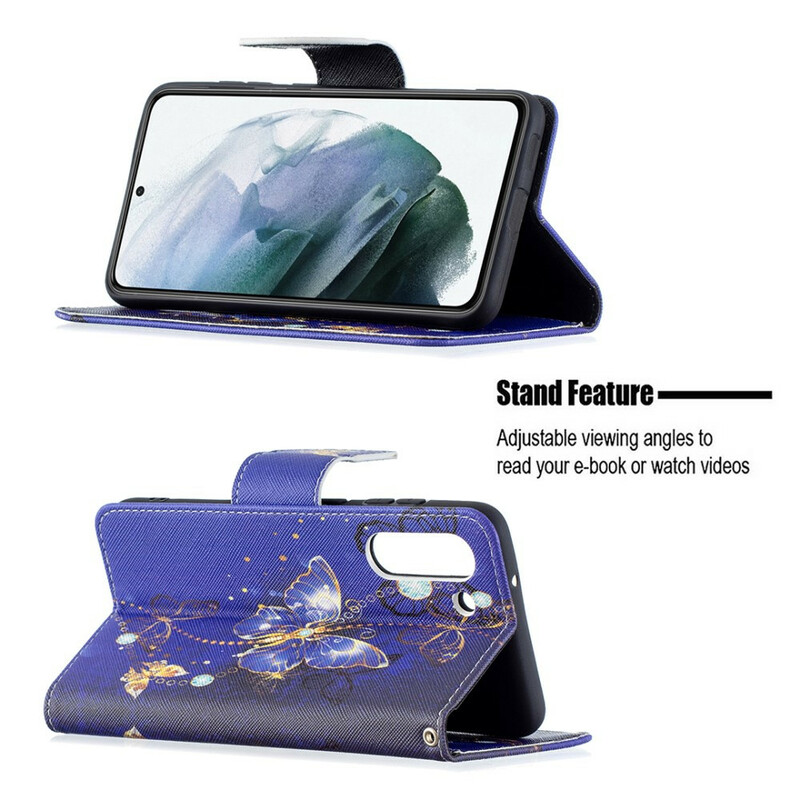 Samsung Galaxy S21 FE Hoesje Vlinders