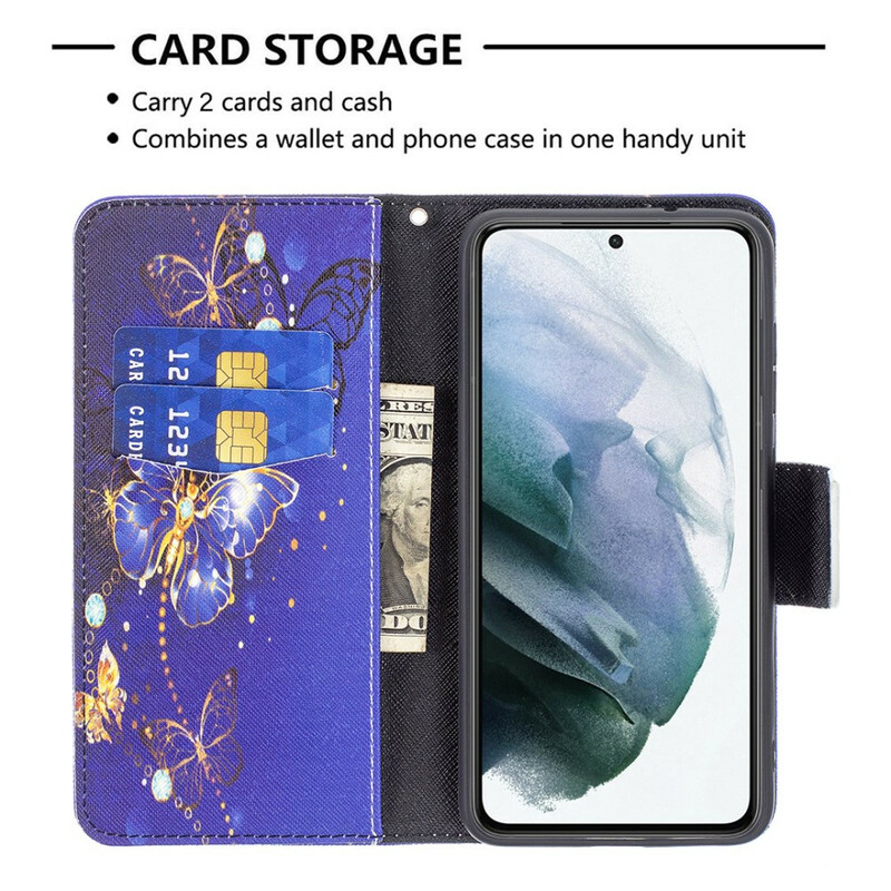 Samsung Galaxy S21 FE Hoesje Vlinders