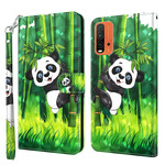 Xiaomi Redmi 9T / Note 9 Panda en Bamboe Hoesje