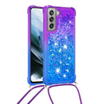 Samsung Galaxy S21 FE Silicone Glitter & String Hoesje