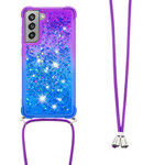 Samsung Galaxy S21 FE Silicone Glitter & String Hoesje