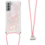 Samsung Galaxy S21 FE Glitter & String Hoesje