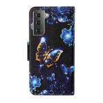 Samsung Galaxy S21 FE Precious Butterflies Strap Case