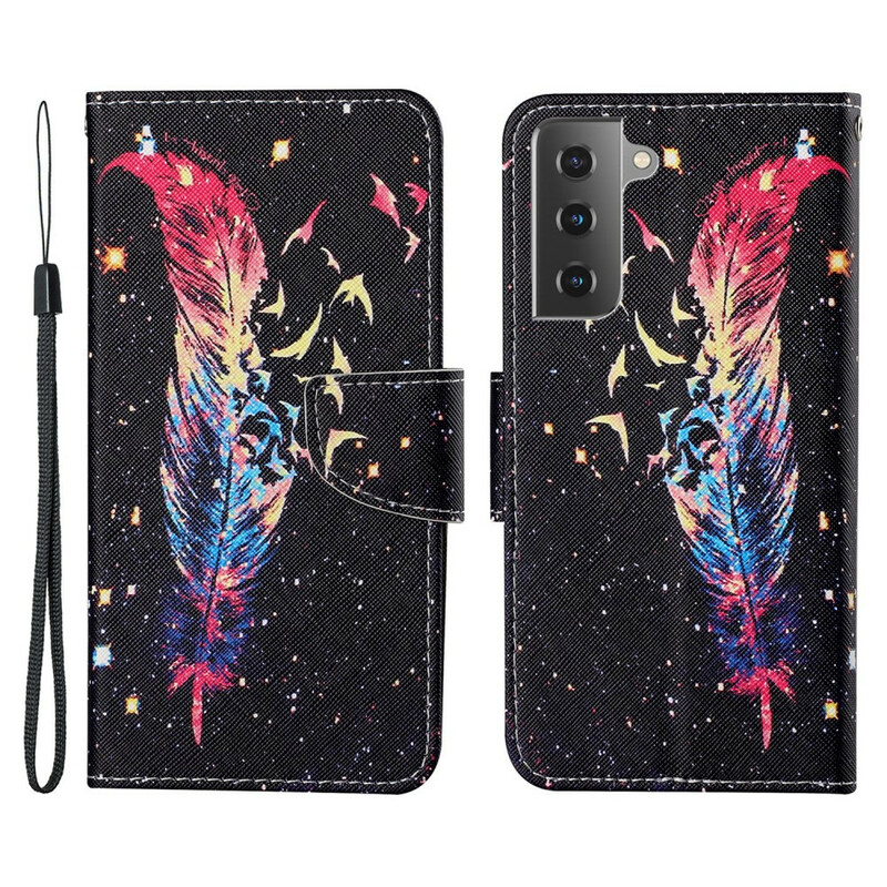 Samsung Galaxy S21 FE Feather Strap Case