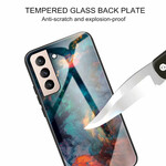 Samsung Galaxy S21 FE Case Gehard Glas Sky