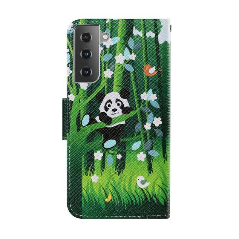 Samsung Galaxy S21 FE Hoesje Panda Walk