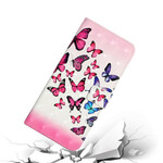 Samsung Galaxy S21 FE Butterfly Flight Lanyard Hoesje