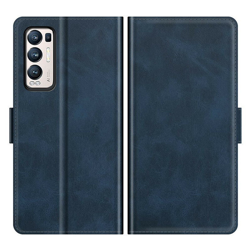Hoesje Oppo Find X3 Neo Dubbele Flap Classic Hoesje Oppo Find X3 Neo Dubbele Flap Classic