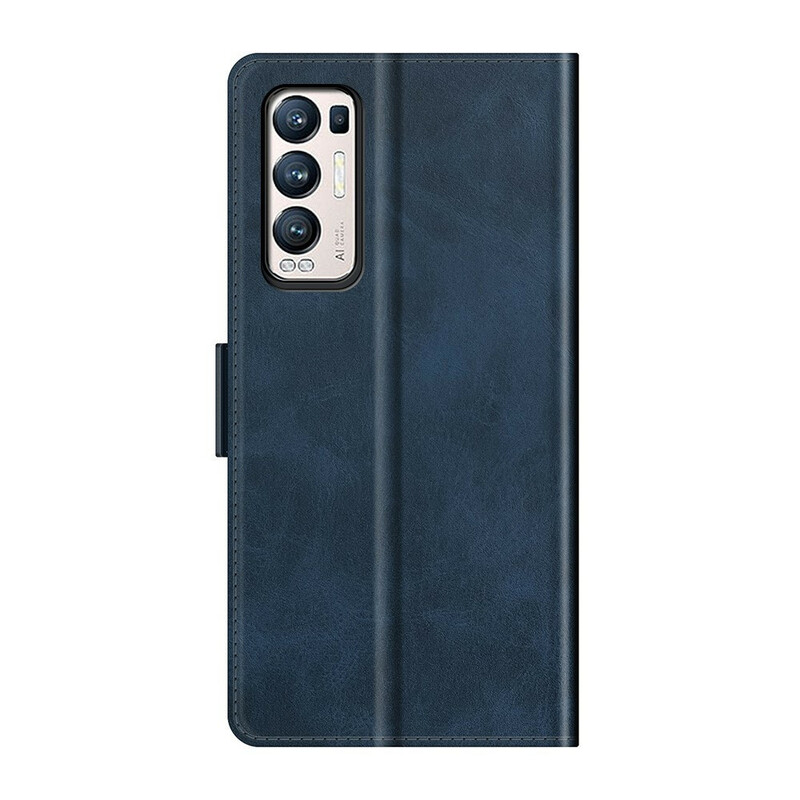 Hoesje Oppo Find X3 Neo Dubbele Flap Classic Hoesje Oppo Find X3 Neo Dubbele Flap Classic