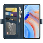 Hoesje Oppo Find X3 Neo Dubbele Flap Classic Hoesje Oppo Find X3 Neo Dubbele Flap Classic