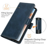 Hoesje Oppo Find X3 Neo Dubbele Flap Classic Hoesje Oppo Find X3 Neo Dubbele Flap Classic