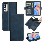 Hoesje Oppo Find X3 Neo Dubbele Flap Classic Hoesje Oppo Find X3 Neo Dubbele Flap Classic