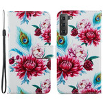Samsung Galaxy S21 FE Hoesje Intense Bloemen