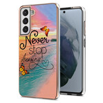 Samsung Galaxy S21 FE Case Never Sto Dreaming Vlinders
