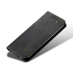 Flip cover Samsung Galaxy S21 FE Jeans stof