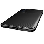 Samsung Galaxy S21 FE Flexibele Carbon Fiber Textuur Hoesje