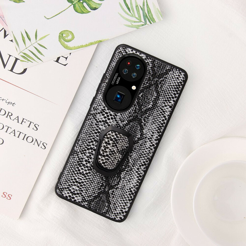Huawei P50 Pro Cover Snake stijl Ring Stand