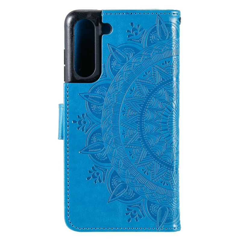 Samsung Galaxy S21 FE Mandala Zon Hoesje Samsung Galaxy S21 FE Mandala Zon Hoesje