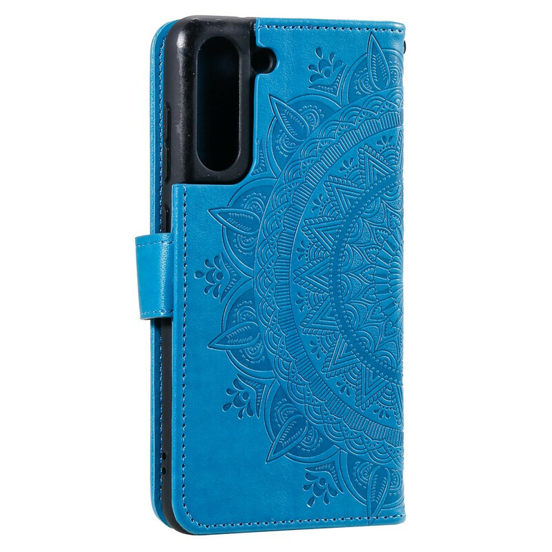 Samsung Galaxy S21 FE Mandala Zon Hoesje Samsung Galaxy S21 FE Mandala Zon Hoesje