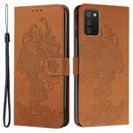 Samsung Galaxy A02s Tiger Baroque Strap Case