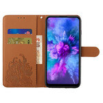 Samsung Galaxy A02s Tiger Baroque Strap Case