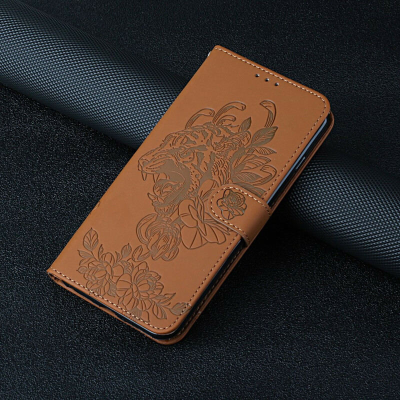 Samsung Galaxy A02s Tiger Baroque Strap Case
