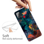 Samsung Galaxy A21s Hoesje Gekleurde Wolken